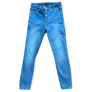 J. Crew High-Rise Light Wash Women’s Size 25 Skinny Jeans